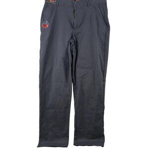 NWT Architect Mens Work Pants 33x32 ActiveFlex Wrinkle-Resistant Stretch Gray